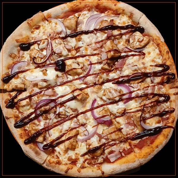 BBQ Chicken and Bacon Pizza